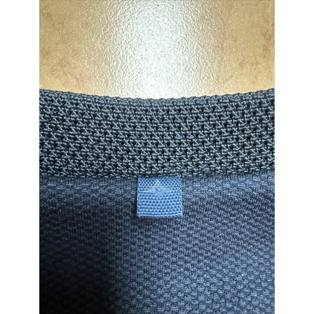 Craft Atlantic‎ Men's Sweater Sz Medium Blue Wool Blend Italy Made Pockets